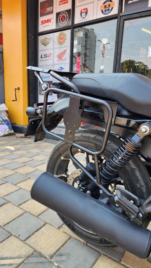 Harley Davidson 440 X Saddle stay and Top Rack - PS Customs