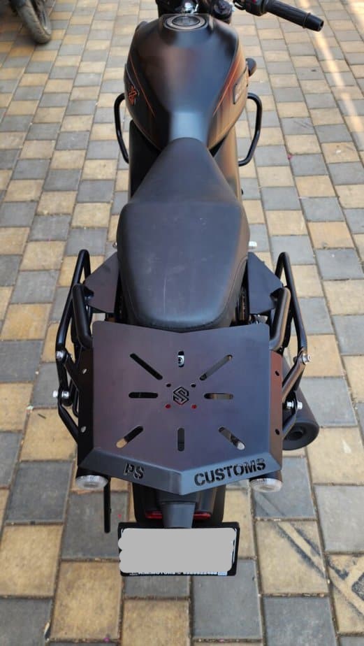 Harley Davidson 440 X Saddle stay and Top Rack - PS Customs - Image 4