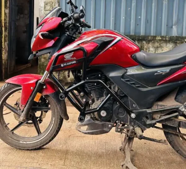 Honda SP 160 Crash Guard with Sliders - PS Customs - Image 2