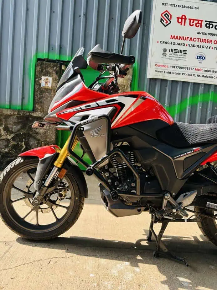 Honda NX 200 / CB 200 X Crash guard - PS Customs - Image 3