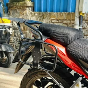 Honda NX 200 / CB 200 X Saddle Stay with Top Rack - PS Customs