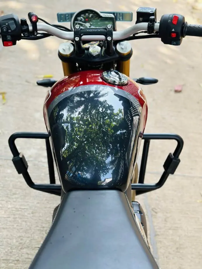 Triumph Speed 400 Crash Guard with Sliders - PS Customs - Image 3