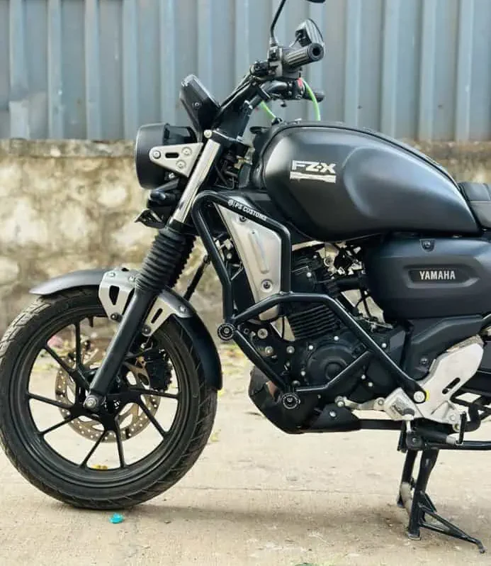 Yamaha FZ X Crash Guard with Sliders - PS customs