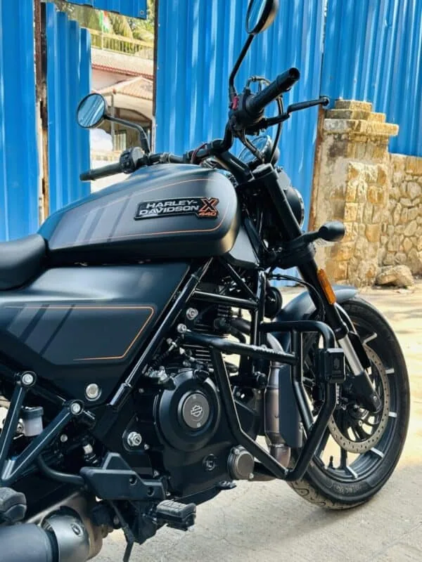 Harley Davidson 440 X Crash Guard with slider - PS Customs - Image 4