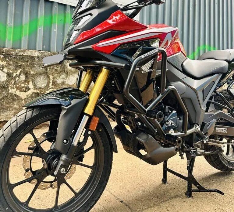 Honda NX 200 / CB 200 X Crash guard - PS Customs - Image 5