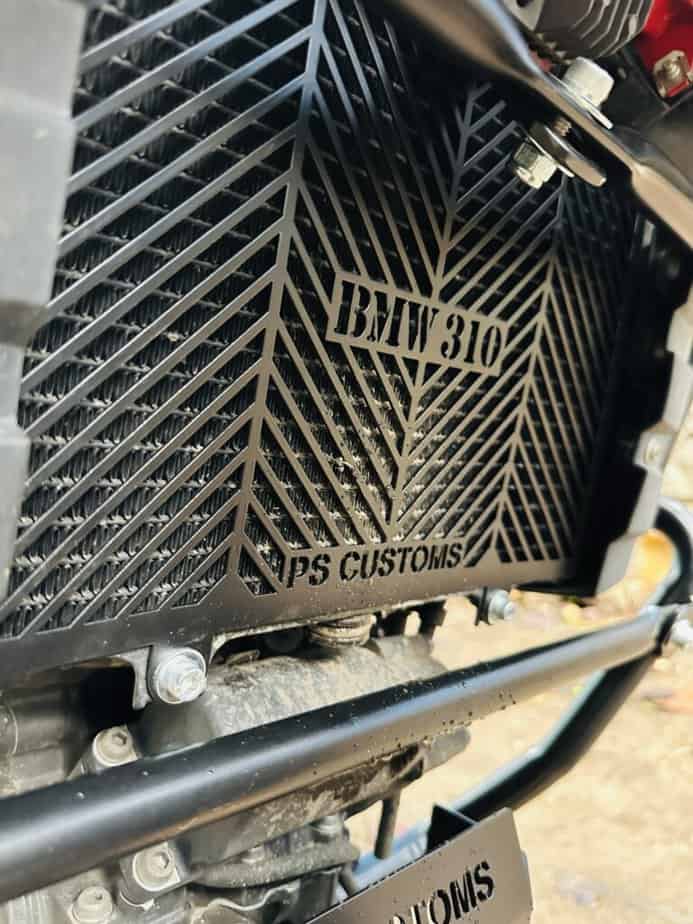 BMW 310 GS / R / RR Radiator Grill – PS Customs – 786 Riders