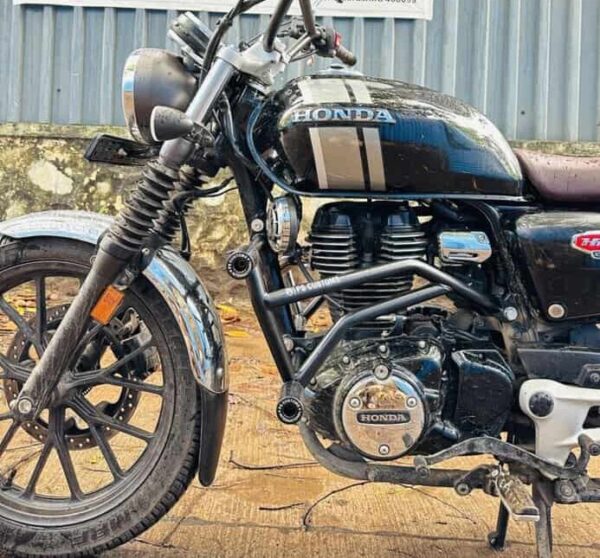 Honda Highness CB 350 Crash Guard with 4 Sliders - PS Customs