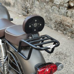 Honda CB 350 Backrest with Luggage Rack Long Pipe - BS Auto