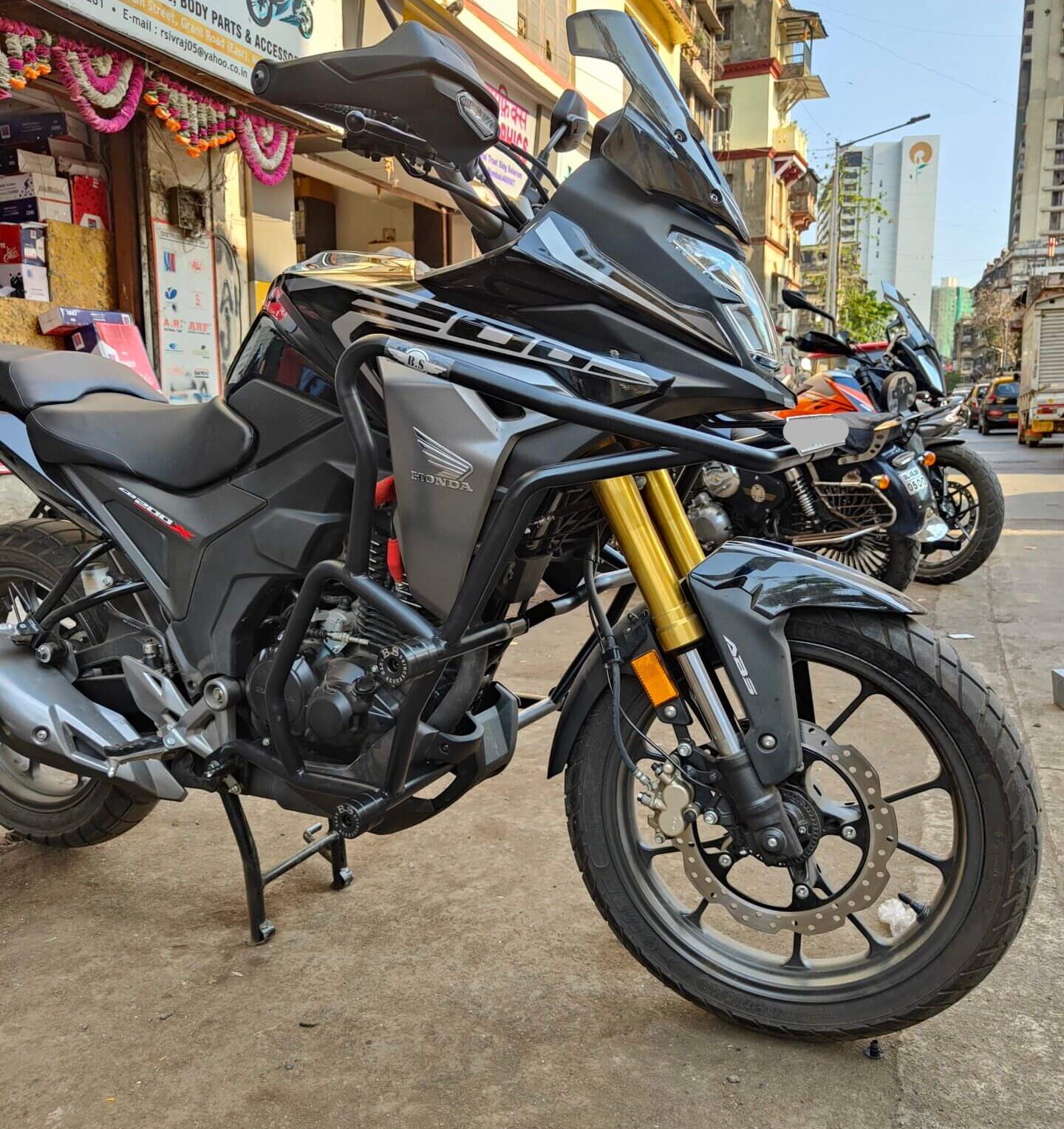 Honda NX 200 / CB 200 X Crash guard - Bs Auto - Image 2