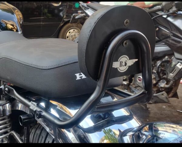 Honda Hiness CB 350 Backrest Stainless Steel - BS Auto