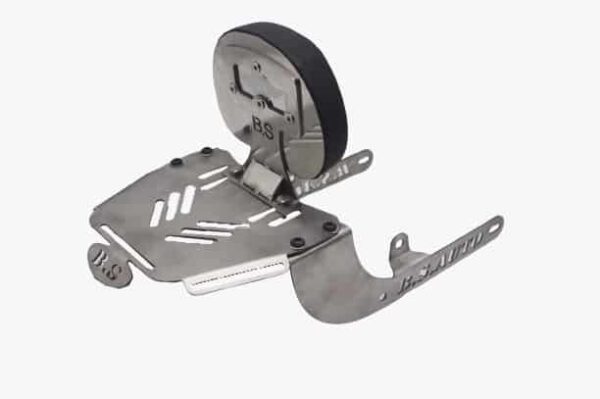 Honda Hiness CB 350 Backrest with TopRack Stainless Steel - BS Auto - Image 2