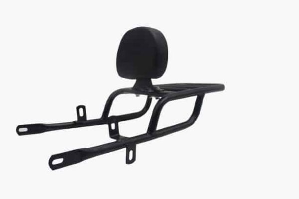 Honda Hiness CB 350 Backrest with Luggage Rack Long Pipe Stainless Steel- BS Auto - Image 3