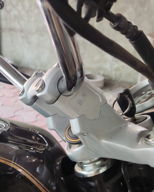 Honda Hiness CB 350 Handle Bar Riser Stainless Steel - BS Auto - Image 5