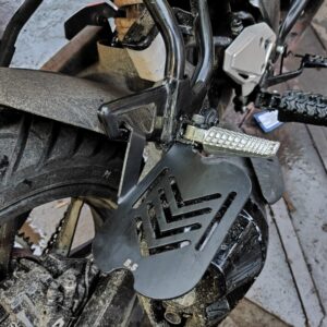 Suzuki V Strom Pillion Foot Rest Stainless Steel - BS Auto