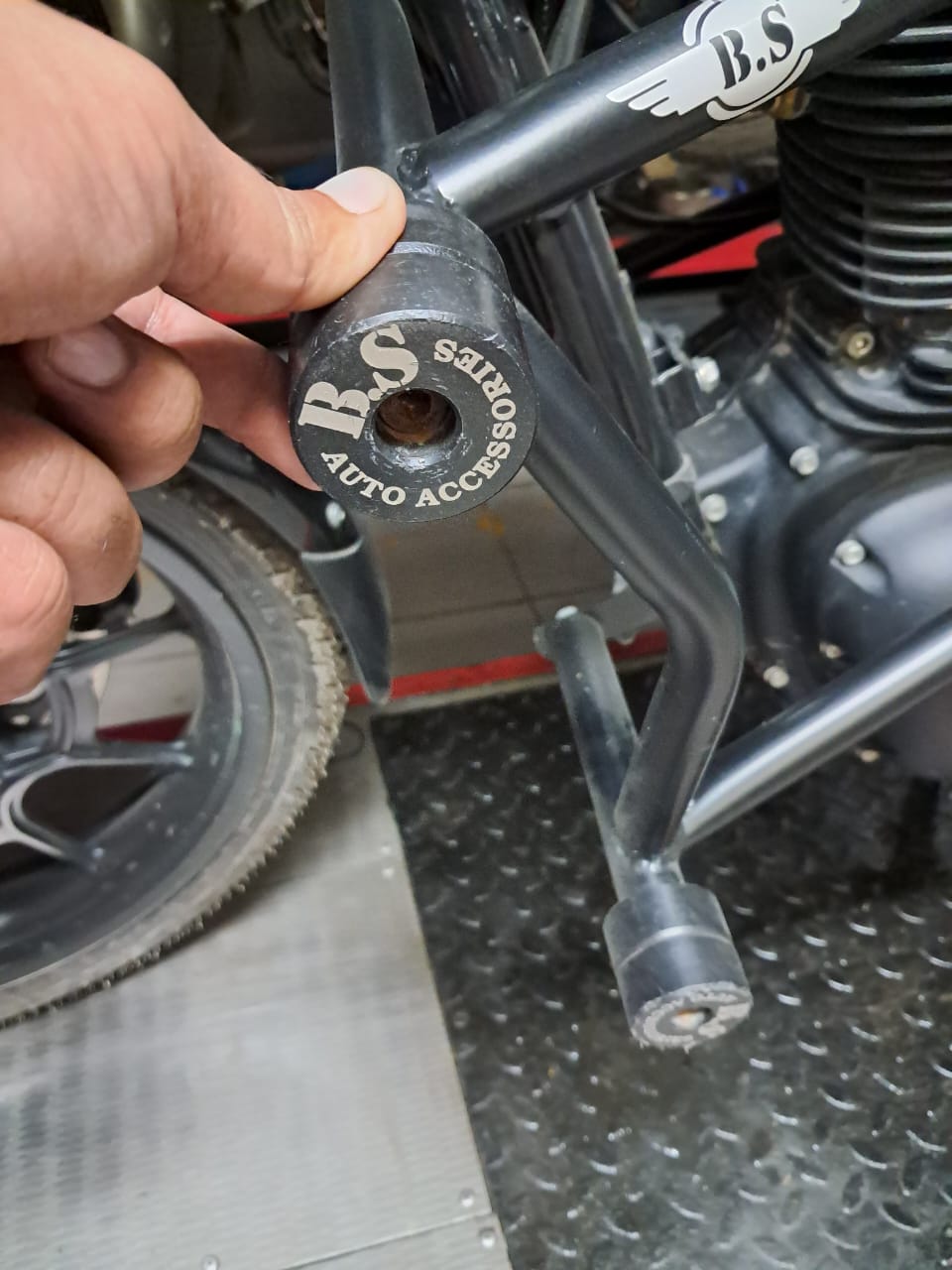 Yamaha FZ25 Sliders - BS Auto - Image 2