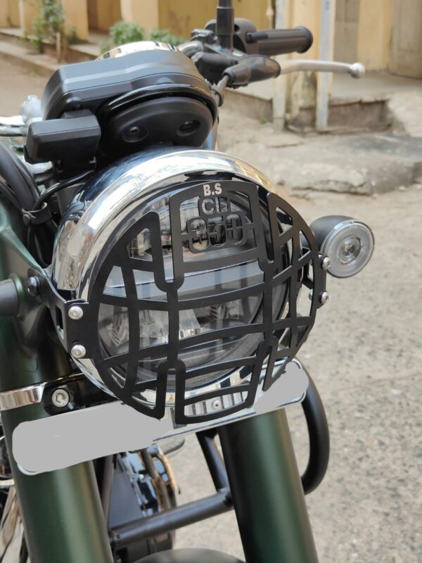 Honda CB 350 Headlight Guard - BS Auto