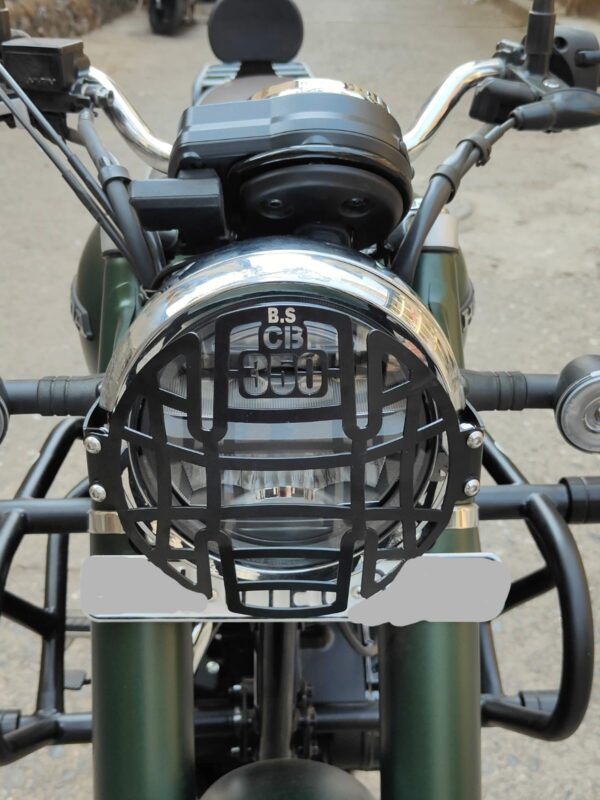 Honda CB 350 Headlight Guard - BS Auto - Image 2