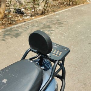 Suzuki Burgman Backrest With Luggage Rest Stainless Steel - BS Auto
