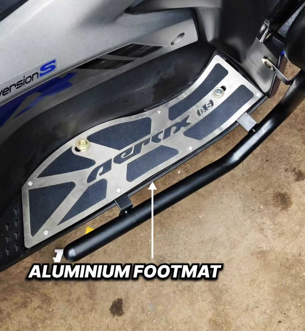 Yamaha Aerox 155 Aluminum Footmat - BS Auto