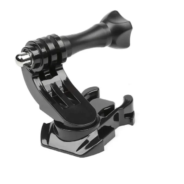360° Rotatable J-Hook Buckle Base Mount Adapter | Compatible with GoPro (Hero 13–3), DJI, Insta360, Yi, SJCAM & Other Action Cameras