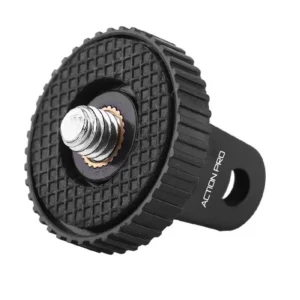 1/4 Thread ABS Tripod Mount with Stainless Steel Nut | Compatible with GoPro Hero 13–3, Insta360, DJI Osmo, SJCAM, Xiaomi, YI & Other Action Cameras