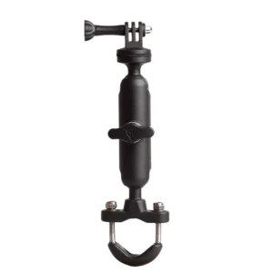 360° Motorcycle Bike Handlebar Camera Mount Bracket | 1/4 Metal Stand for GoPro Hero 13–4 & Other Action Cameras