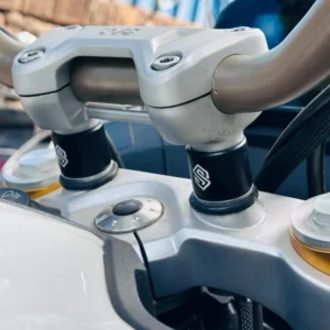 TVS Apache RTX 300 Handlebar Risers – 25 MM (1 Inch) Lift - PS Customs